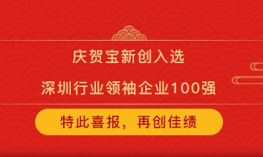 喜报|宝新创荣登“2023深圳行业领袖企业100强”榜单